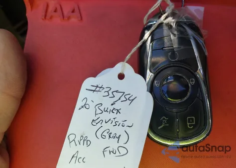 2020 Buick Envision Fwd Preferred из США, поврежденный, VIN LRBFXBSA5LD129371